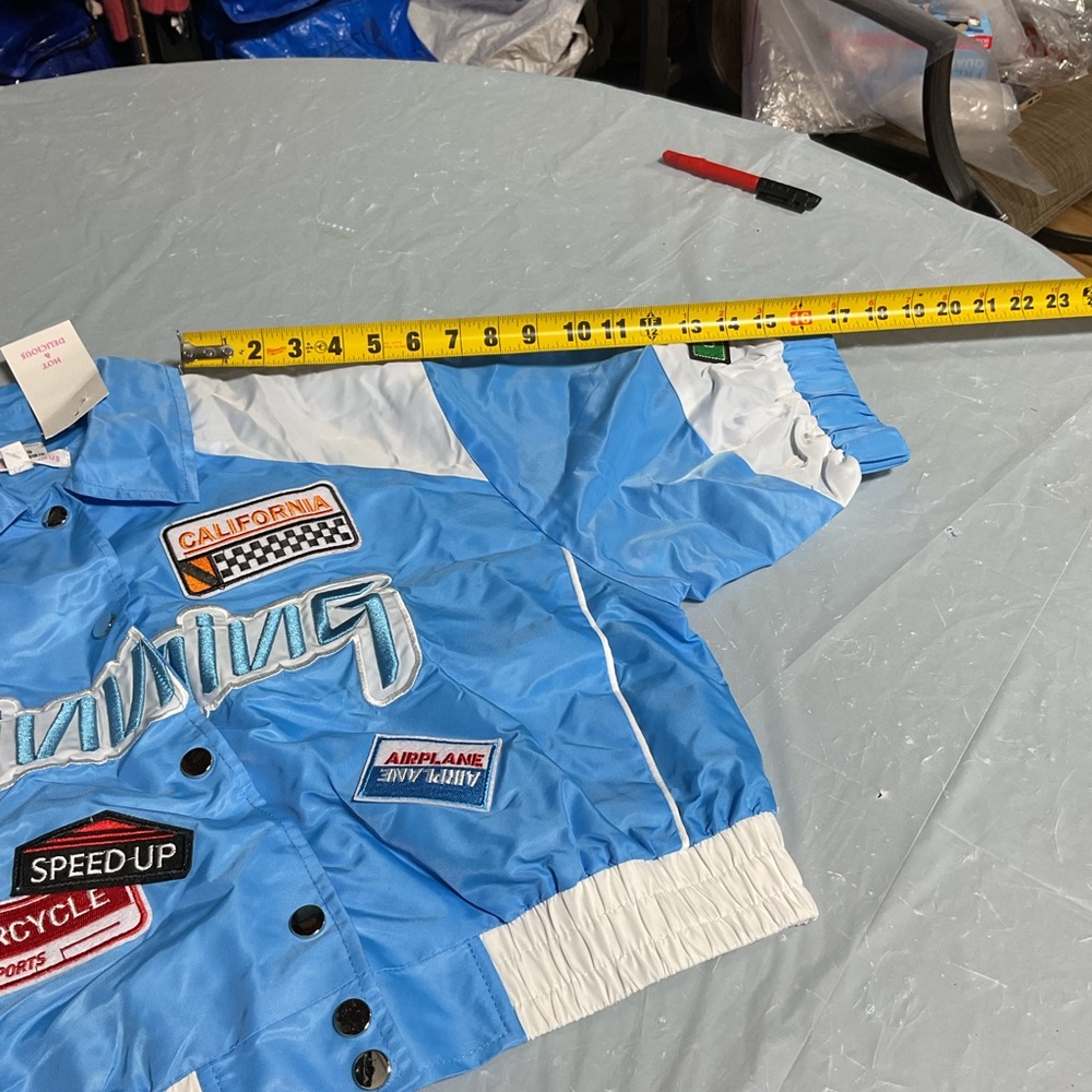 Hot & Delicious Vibrant Blue Jacket size S - Picture 7 of 7
